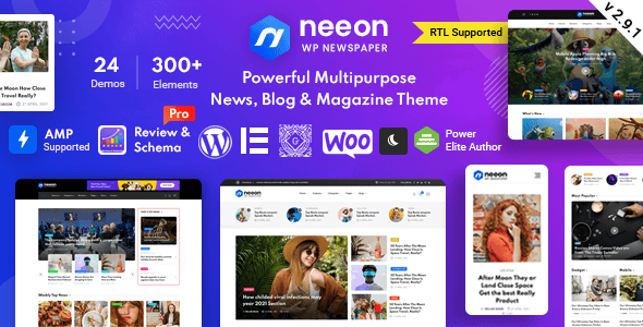 Neeon - WordPress News Magazine Theme Neeon - WordPress News Magazine Theme