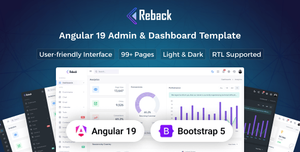 Reback - Angular 19 Admin & Dashboard Template