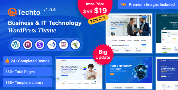 Techto – Business & IT Technology WordPress Theme