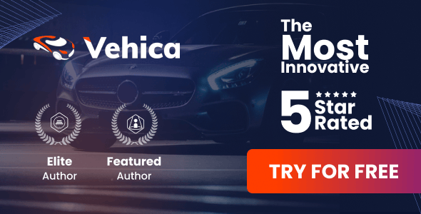 Vehica - Car Dealer & Listing WordPress Theme Vehica - Car Dealer & Listing WordPress Theme