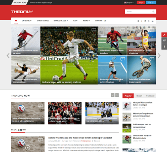 TheDaily - Responsive News Portal Joomla Template