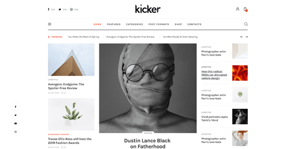 Kicker - Blog Magazine Theme Kicker - Blog Magazine Theme