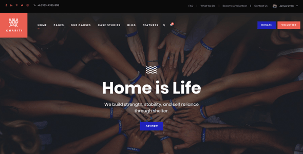 Chariti - Charity & Donation WordPress Chariti - Charity & Donation WordPress