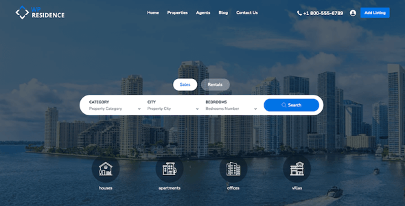 Residence Real Estate WordPress Theme Residence Real Estate WordPress Theme