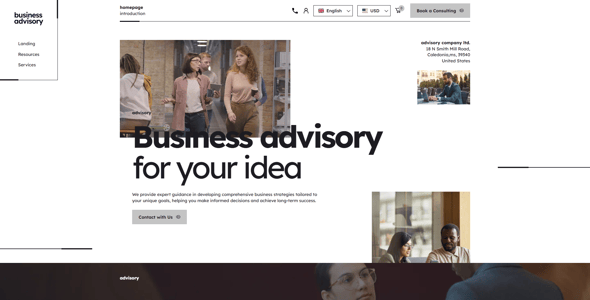 Business Advisory - Life and Business Coach Shopify Theme OS 2.0
