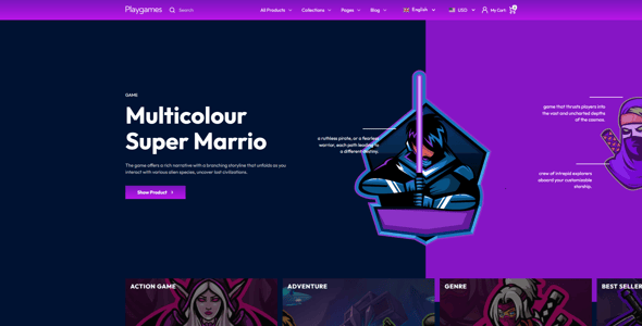Playgames - Esports & Gaming Store Theme for Shopify 2.0