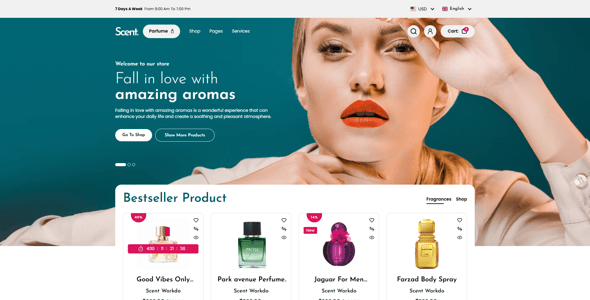 Scent - Shopify 2.0 Perfume Cosmetics Theme