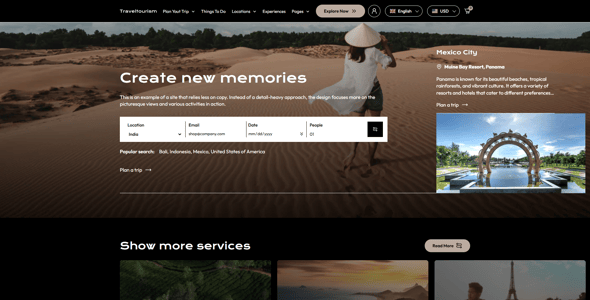 Travel Tourism - Trip Agency Shopify 2.0 Theme