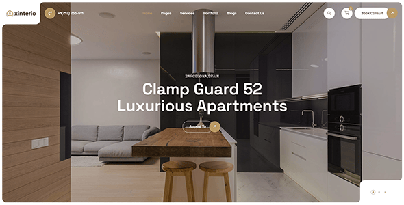 Xinterio - Interior Design WordPress Theme + RTL Xinterio - Interior Design WordPress Theme + RTL