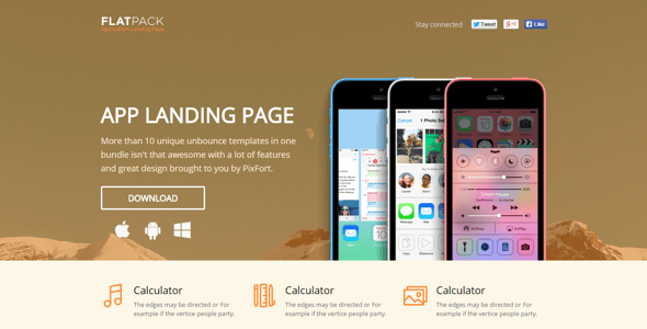 FLATPACK - Multipurpose Unbounce Pack