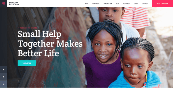 Impacto Patronus | Nature Protection, Petitions & Social Activism WordPress Theme + RTL Impacto Patronus | Nature Protection, Petitions & Social Activism WordPress Theme + RTL