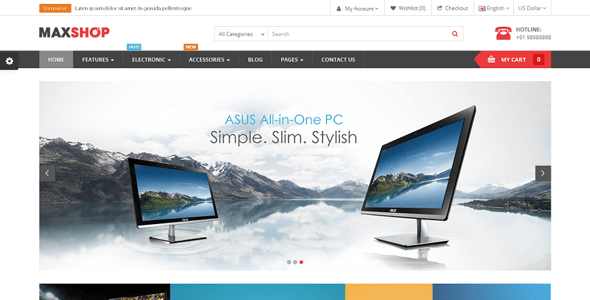 MaxShop - Fastest & Responsive Multipurpose OpenCart 3 & 2.3 Theme