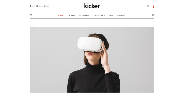 Kicker - Blog Magazine Theme Kicker - Blog Magazine Theme