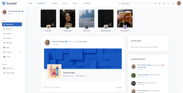 SocialV - Social Network and Community BuddyPress Theme SocialV - Social Network and Community BuddyPress Theme