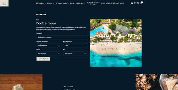 Hotels Holiday - Shopify 2.0 Luxury Hotel Theme