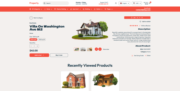 Property - Apartment Complex Shopify 2.0 Store