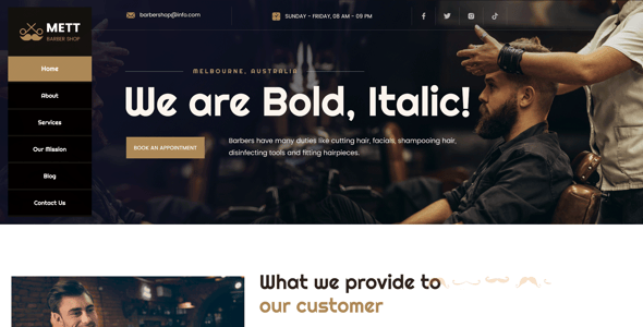 Mett - Barber Shop and Hair Salon