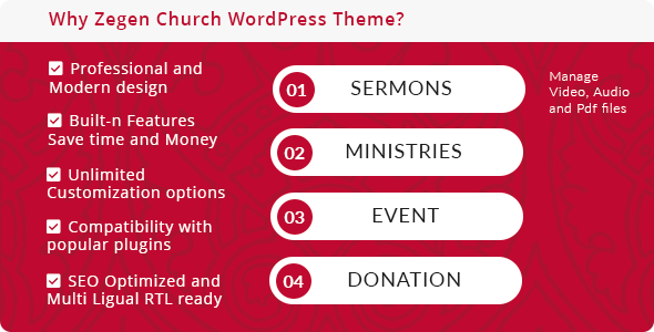 Zegen - Church WordPress Theme Zegen - Church WordPress Theme