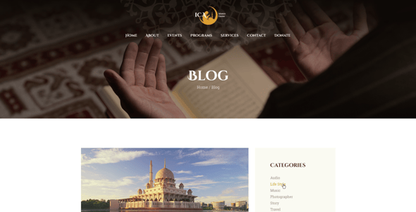 Shaha | Islamic Centre & Mosque Theme + RTL