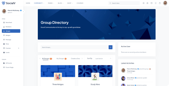 SocialV - Social Network and Community BuddyPress Theme SocialV - Social Network and Community BuddyPress Theme
