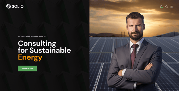 Solio - Solar & Renewable Energy WordPress Theme Solio - Solar & Renewable Energy WordPress Theme