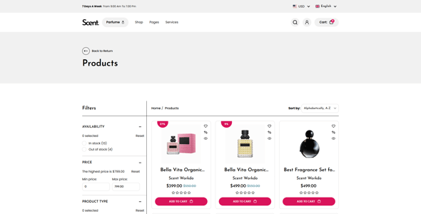 Scent - Shopify 2.0 Perfume Cosmetics Theme