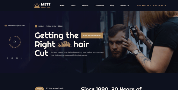 Mett - Barber Shop and Hair Salon