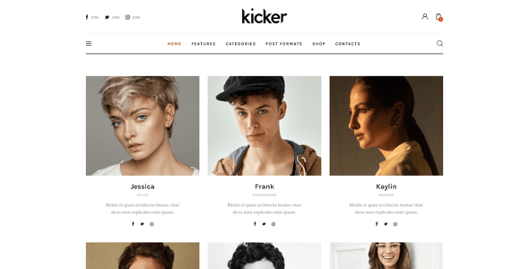 Kicker - Blog Magazine Theme Kicker - Blog Magazine Theme