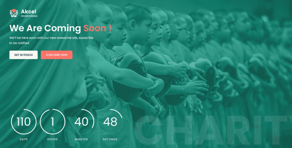 Akcel - Crowdfunding & Charity ASP.NET Core & MVC Bootstrap Template