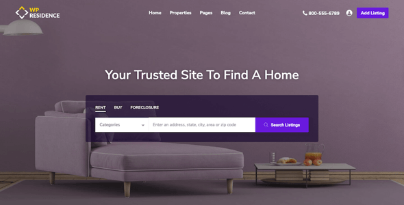 Residence Real Estate WordPress Theme Residence Real Estate WordPress Theme