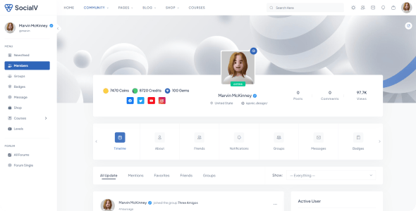 SocialV - Social Network and Community BuddyPress Theme SocialV - Social Network and Community BuddyPress Theme
