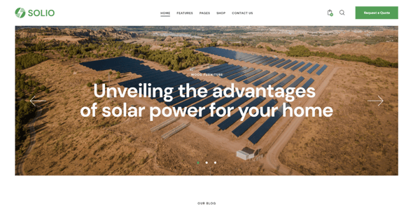 Solio - Solar & Renewable Energy WordPress Theme