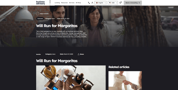 Business Advisory - Life and Business Coach Shopify Theme OS 2.0