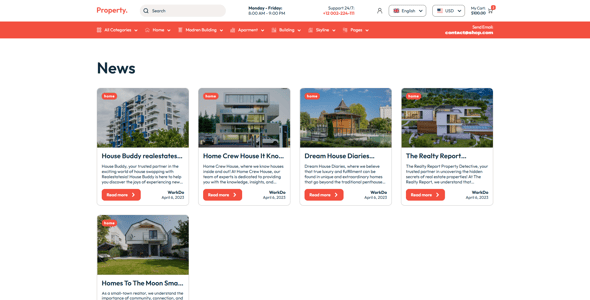 Property - Apartment Complex Shopify 2.0 Store