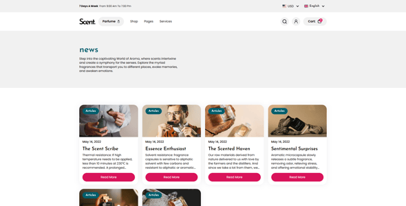Scent - Shopify 2.0 Perfume Cosmetics Theme