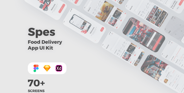 Spes - Food Delivery App UI Kit