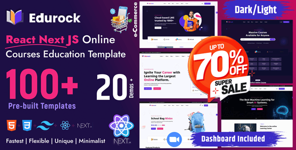 Edurock - React Next JS React Education Template. Edurock - React Next JS React Education Template.