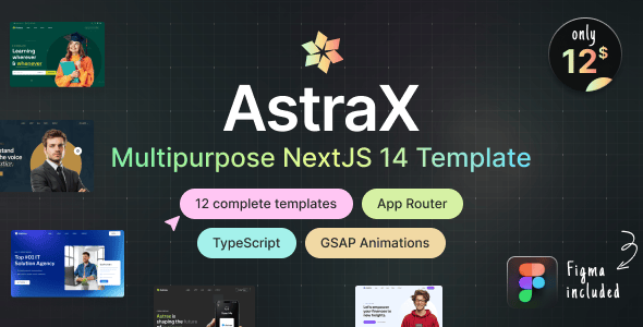 AstraX - The multipurpose NextJS template