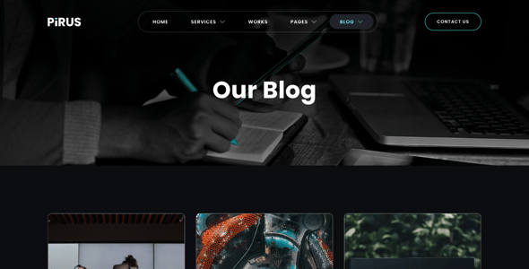 PIRUS – Dark Digital Agency Elementor Template Kit