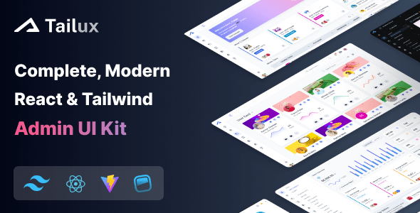 Tailux - React Tailwind Admin Template (React 19) Tailux - React Tailwind Admin Template (React 19)