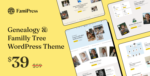 FamiPress - Genealogy & Family Tree WordPress theme FamiPress - Genealogy & Family Tree WordPress theme