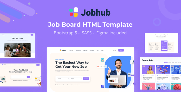 Jobhub - Job Board HTML Website Template Jobhub - Job Board HTML Website Template