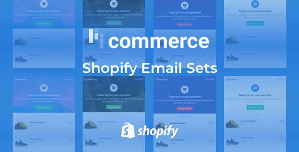 Lil Commerce - Shopify Email Notification Sets Lil Commerce - Shopify Email Notification Sets