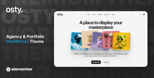 Osty – Creative Agency and Portfolio Theme