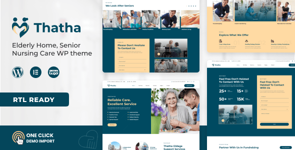 Thatha - Elderly Home & Senior Nursing Care WordPress Theme Thatha - Elderly Home & Senior Nursing Care WordPress Theme