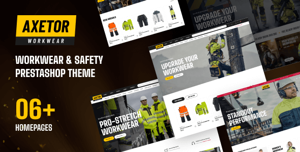 Axetor Elementor - Workwear & Safety Prestashop Theme