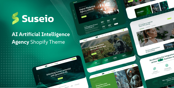 Ap Suseio - AI Artificial Intelligence Agency Shopify Theme