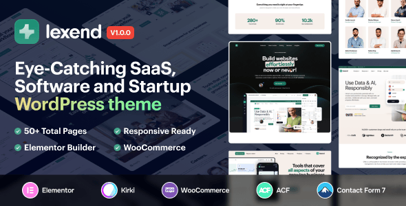 Lexend - Software, SaaS & Startup WordPress Theme Lexend - Software, SaaS & Startup WordPress Theme