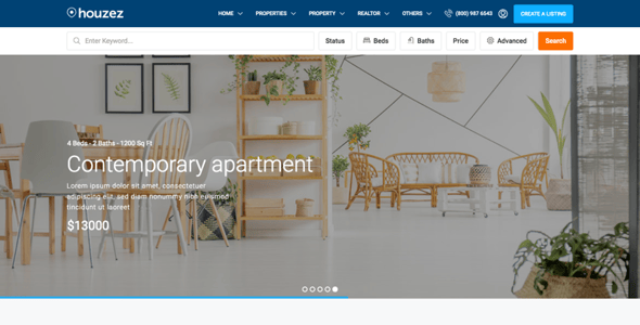 Houzez - Real Estate WordPress Theme Houzez - Real Estate WordPress Theme