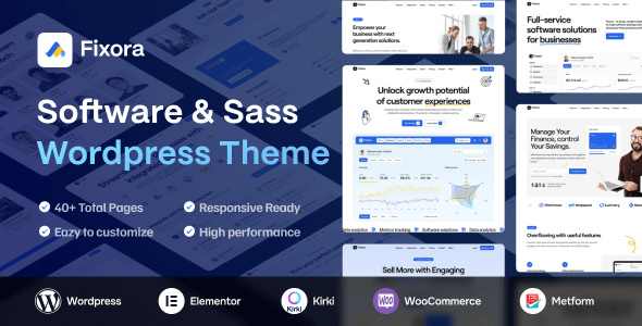 Fixora - SaaS & Startup WordPress Theme Fixora - SaaS & Startup WordPress Theme